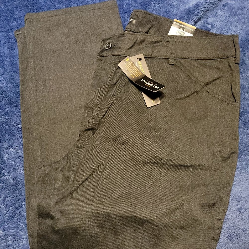 NEW Lee chino pants charcoal heather; size 22W long